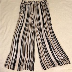 Cato Women’s Palazzo Pants 18/20 Striped EUC